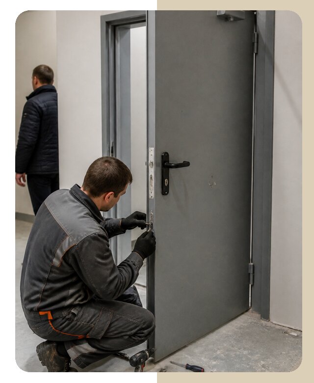Ремонт противопожарной двери в Вязьме по цене 6683 р. | ДвериЛегко-Взь